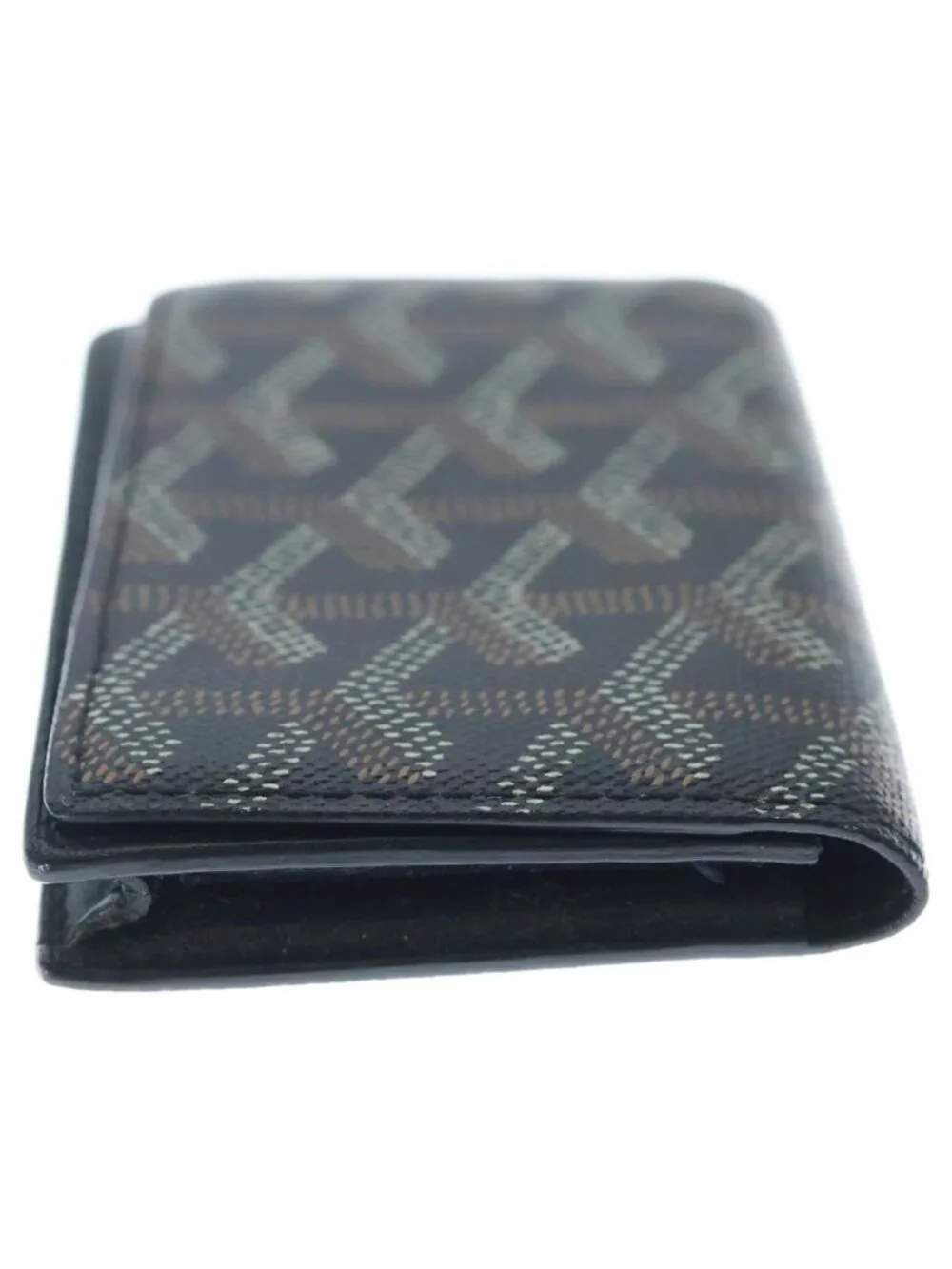 Goyard Malesherbes Card Wallet Flap Case Brown